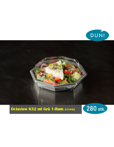 Octaview 632 ml Gry 1-Rum 19x19x6cm 280 stk. - 