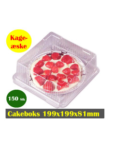 Plastic tray w/hinged lid Cace - 