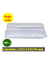 Multi-cakeboks Plastic tray w/hinged lid 300 pcs - 