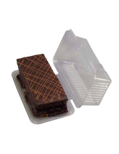 Multi-cakeboks Plastic tray w/hinged lid 350 pcs -  2