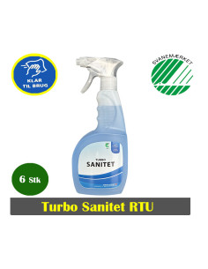 Sanitet Turbo RTU 750 ml. Sprayflaske.