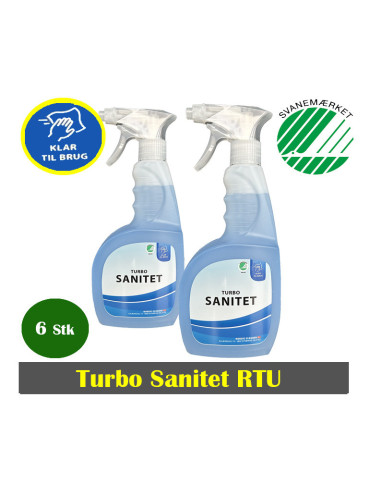 Turbo Sanitet RTU 6x750ml.