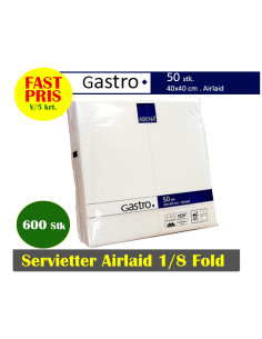 Middagsservietter Airlaid Gastro 40x40
