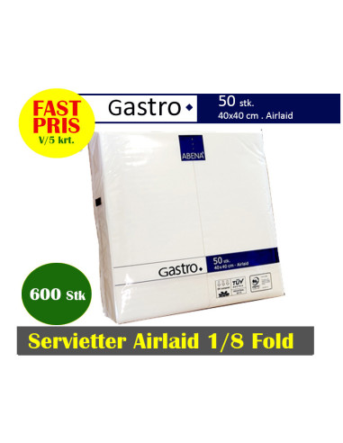 Middagsservietter Airlaid Gastro 40x40