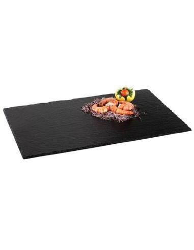 Serveringsplade Naturskifer 45x30cm