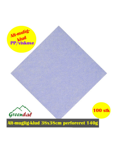 Universal cloth 140gr Blue 38x38cm 100pc/box - 
