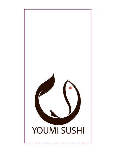 Youmi Sushi Napkins Airlaid 40x40 1/8 fold 1000 pcs. - 