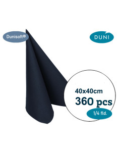 Bio Dunisoft® serviet 40 x 40 cm Sort - 