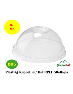 Glass Smoothie Pulsar (LID) Dome Box.32x50pc/pack - 