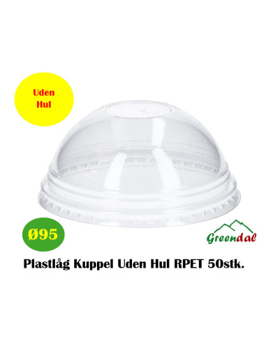 Glass Smoothie Pulsar (LID) Dome Box.32x50pc/pack - 