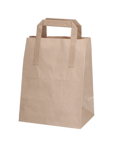 Bærepose Papir 4.9L Brun 250stk/kar - 