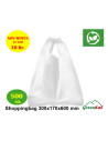 Shoppingbag 30 ltr Non-woven PP 45 gr Hvid 500stk.