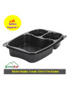 Bistro Bakke 3-rum Sort 254x174x42 mm PP 