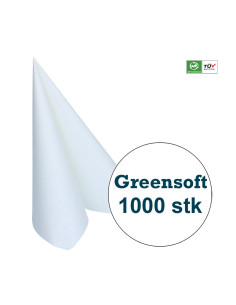 Napkin Airlaid Eco white 40x40cm 1/4 fold Krt. - 
