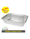 Foliebakke m/vinkelkant 850ml. 100 stk