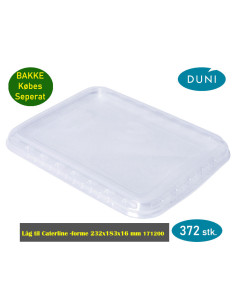 Lid for Tray forme 232x 183 x 16 mm  Transp. - 