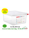 Beholder lufttæt L32.5xB26.5xH15cm 1/2GN 10ltr PP. låg klar