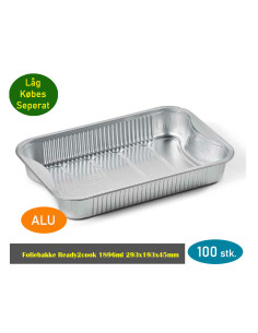 Aluminium tray Ready2Cook 1920ml. 10x10pcs. - 