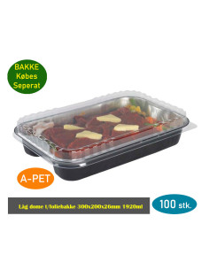 Låg til Alubakke Ready2Cook 1920ml 