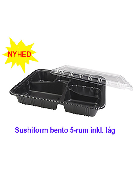 Sushi - Bento Bakke 5-rums 