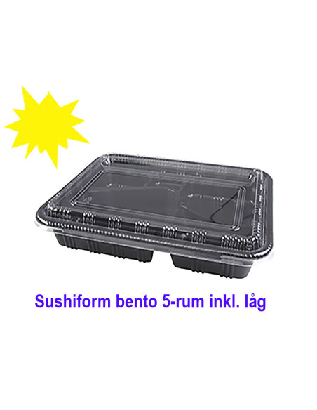 Bento - Sushi 5-rums 
