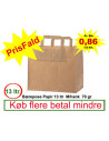 Bærepose Papir 13L Brun