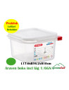 Beholder Araven lufttæt L17.6xB16.2xH10cm 1/6GN 1.7ltr polypropylen låg klar