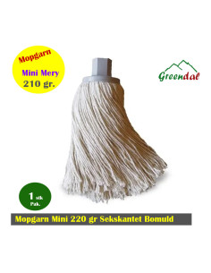 Mopgarn Mini 220 gr Sekskantet gevind Bomuld
