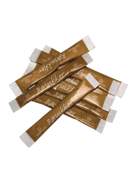 Rørsukker sticks i displayboks 3gr 600stk/pak - 