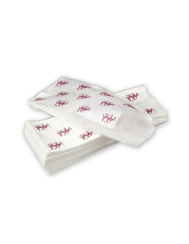 Fransk Hotdog Pose FoodLine Hvid 1000stk/pak - 