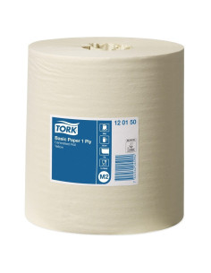Wiping paper Tork Basic M2 1-layer yellow 300m 6roll/box - 