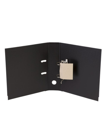 Brevordner Q-Line Farve A4 metalskinne 75mm ryg - 