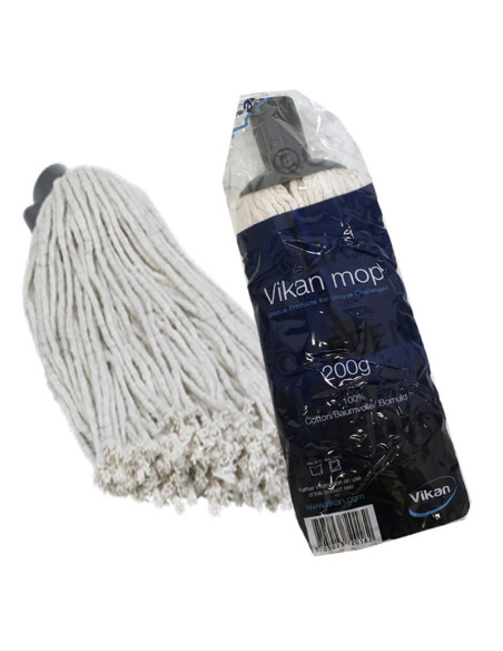 Mopgarn Vikan m/gevind (200g) 30stk/kar - 