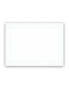 Dækkeservietter Dunicel Duni hvid 30x40cm 100stk/pak - 