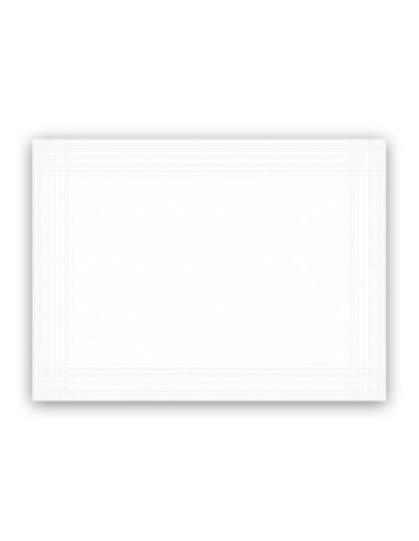 Placemats Dunicel Duni white 30x40cm 100pc/pack - 