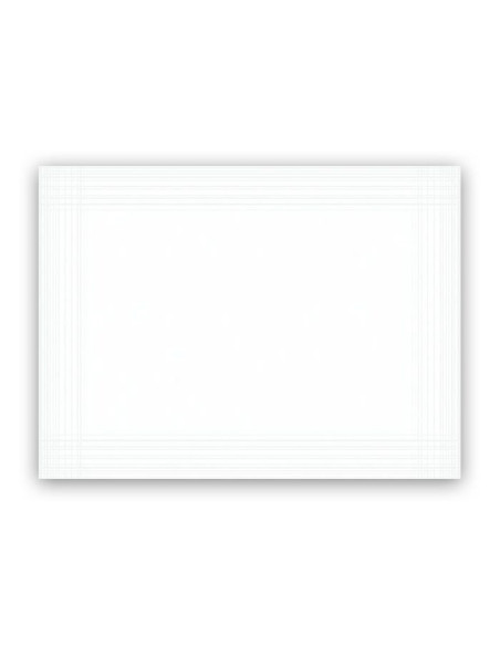 Dækkeservietter Dunicel Duni hvid 30x40cm 100stk/pak - 