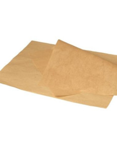 Burgerpapir Greaseproof Brun 30x40cm 500stk/pak - 