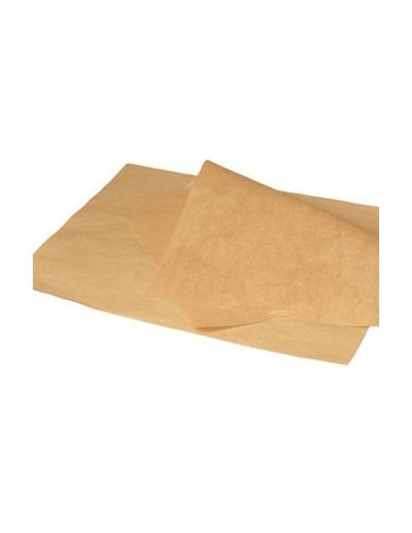 Burgerpapir Greaseproof Brun 30x40cm 500stk/pak - 
