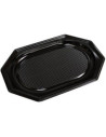Serveringsfad Small plast sort 100stk - 