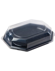 Lid t/ Serving dish Small Clear RPET50pc -  2