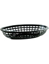 Basket Oval 23.5x14.9x5.08cm PE black 12pc/pack - 