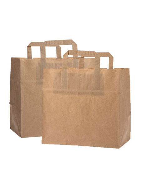 Bærepose Papir 13L Brun 250stk/kar - 
