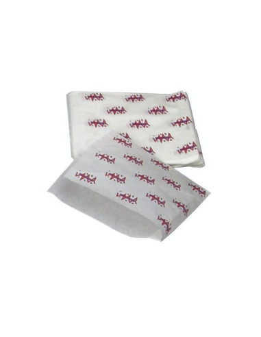 Burger pocket Foodline white large 15x18cm 1000pc/box - 