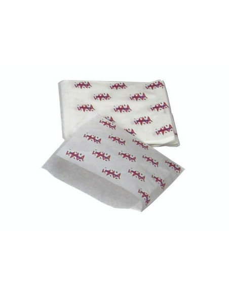 Burger pocket Foodline white large 15x18cm 1000pc/box - 