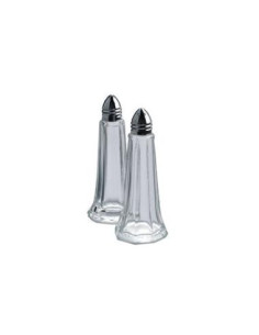 Salt strøer 11cm Glas/Krom - 