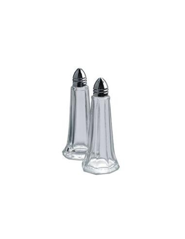 Salt sprinkles 11cm Glass/Chrome - 