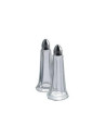 Salt strøer 11cm Glas/Krom - 