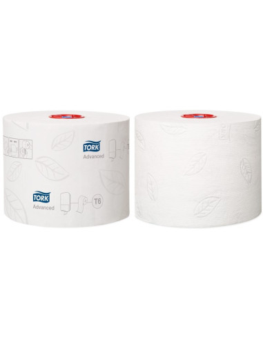Dispenser Tork MidSize Twin T6 black t/toilet paper - 