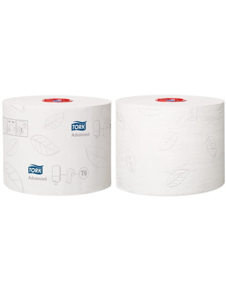 Dispenser Tork MidSize Twin T6 black t/toilet paper - 