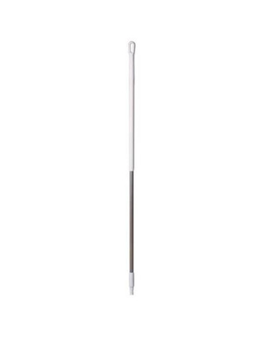 Aluminium shaft Vikan white Ergo w/thread 150cm - 